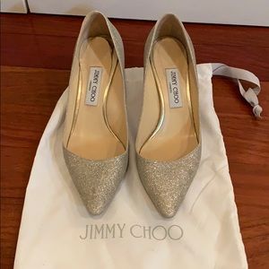 Jimmy Choo Romy Glitter Pump 60